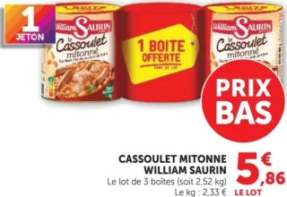Cassoulet mitonné William Saurin