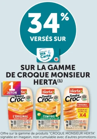 Croque Monsieur Herta Tendre Croc'