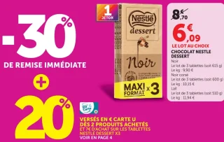 Chocolat Nestlé Dessert