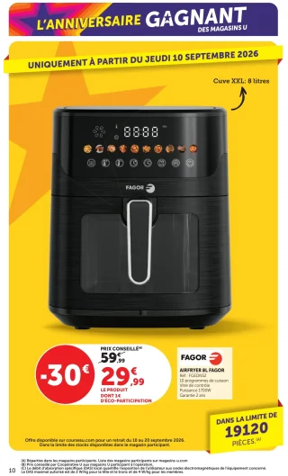 Fagor Airfryer 8L FGEDN52