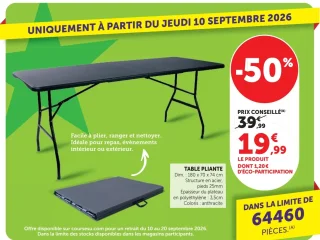 Table pliante