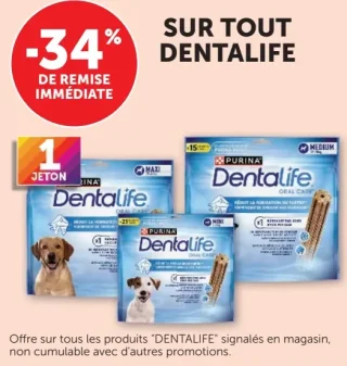 Bâtonnets à mâcher Purina Dentalife