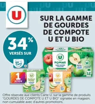 Gourdes de compote U et U Bio