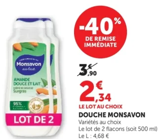 Douche Monsavon