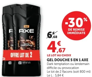 Gel Douche 5 en 1 Axe