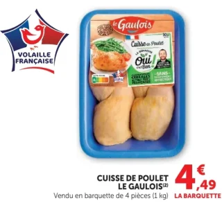 Cuisse de poulet Le Gaulois