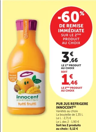 Pur jus réfrigéré Innocent