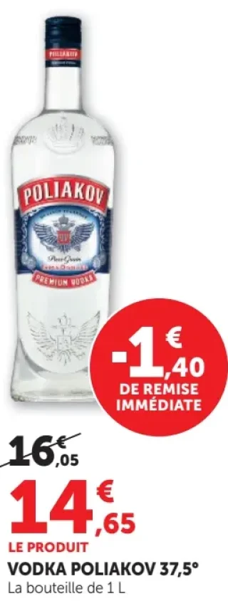 Vodka Poliakov 37,5°