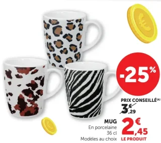 Mug en porcelaine