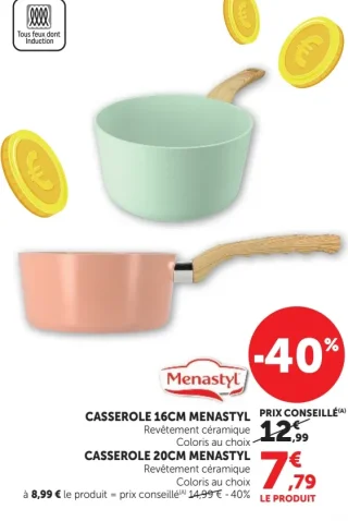 Casserole Menastyl 16cm ou 20cm