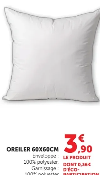Oreiller 60X60CM