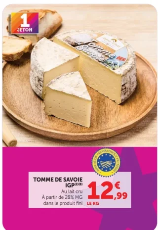 Tomme de Savoie IGP