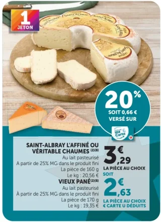 Saint-Albray l'affiné ou Véritable Chaumes ou Vieux Pané