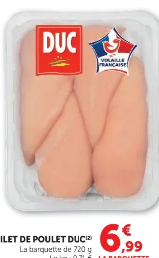 Filet de poulet Duc