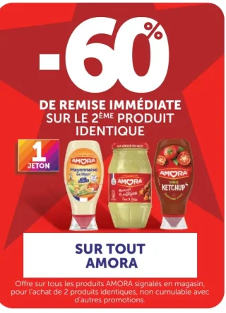 Gamme de sauces et condiments Amora