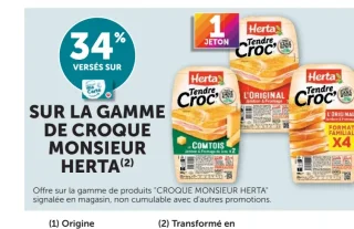 La gamme de Croque Monsieur Herta