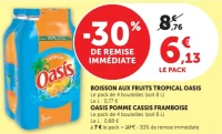 OASIS TROPICAL / POMME CASSIS FRAMBOISE