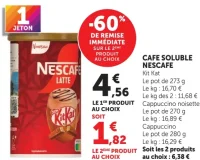 Café soluble Nescafé Kit Kat / Cappuccino noisette / Cappuccino