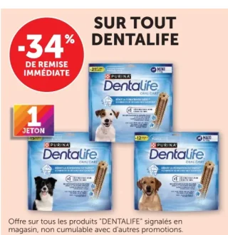 Produits pour chiens Dentalife