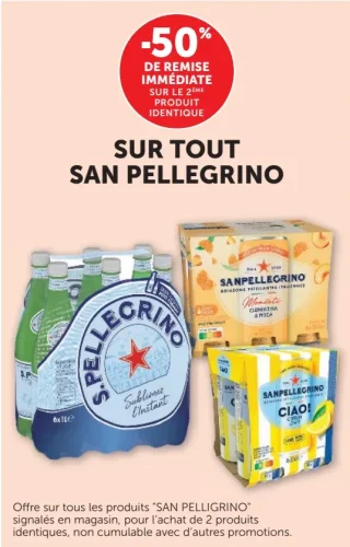 Eaux aromatisées et boissons San Pellegrino