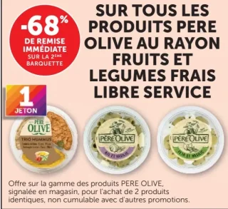 Gamme de produits Père Olive