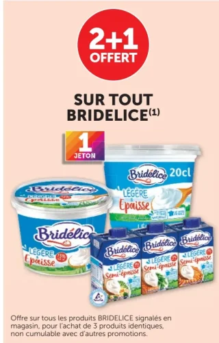 Gamme de produits Bridelice