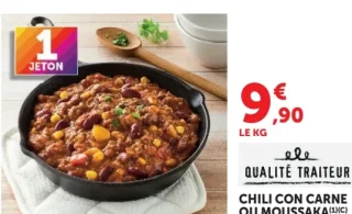 Qualité Traiteur Chili Con Carne ou Moussaka