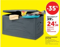 EDA Coffre de rangement ALPHA 340L