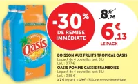 Boisson aux fruits Tropical Oasis / Pomme Cassis Framboise