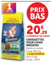CROQUETTES POUR CHIEN BREKKIES Adulte ou senior