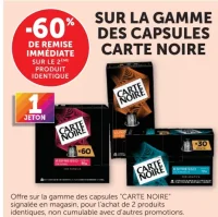 Les capsules de café Carte Noire