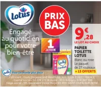 Papier toilette Lotus