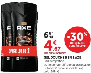 GEL DOUCHE 5 EN 1 AXE Dark temptation