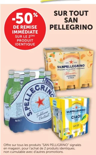 Boissons pétillantes San Pellegrino