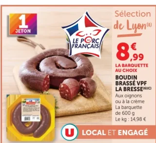 Sélection de Lyon Boudin brassé VPF La Bresse