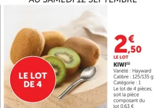 Kiwi Hayward le lot de 4 pièces