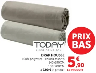 Drap housse Today Linge de Maison