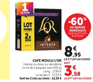CAFE MOULU L'OR