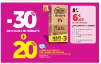 Chocolat Nestlé Dessert Noir / Noir Corsé / Lait Maxi Format x 3