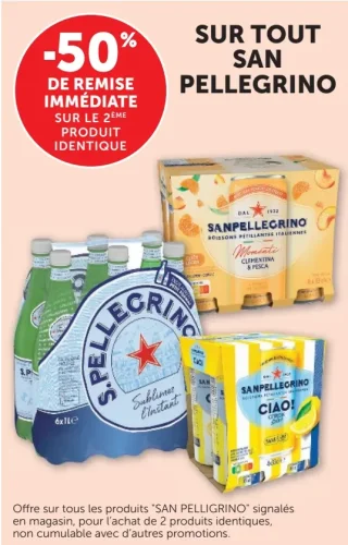 Gamme de boissons pétillantes San Pellegrino