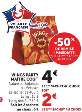 Wings Party Maître CoQ