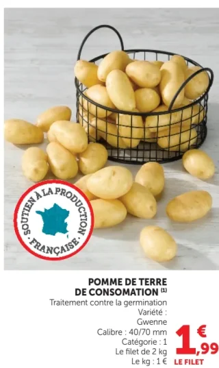 Pomme de terre de consomation