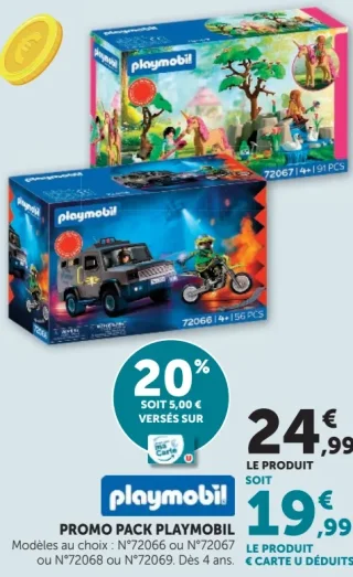 Promo Pack Playmobil Modèles au choix