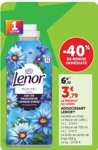 Adoucissant Lenor Envolée d'Air