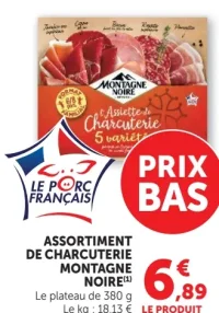 Assortiment de Charcuterie Montagne Noire