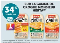 Gamme de Croque Monsieur Tendre Croc' Herta