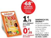 SANDWICH XXL DAUNAT