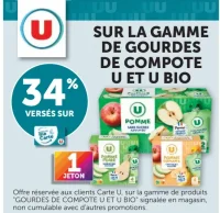 Gourdes de compote U et U Bio