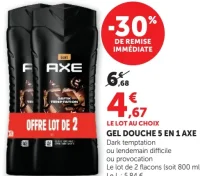 Gel douche 5 en 1 Axe
