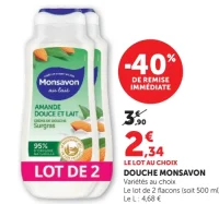Douche Monsavon